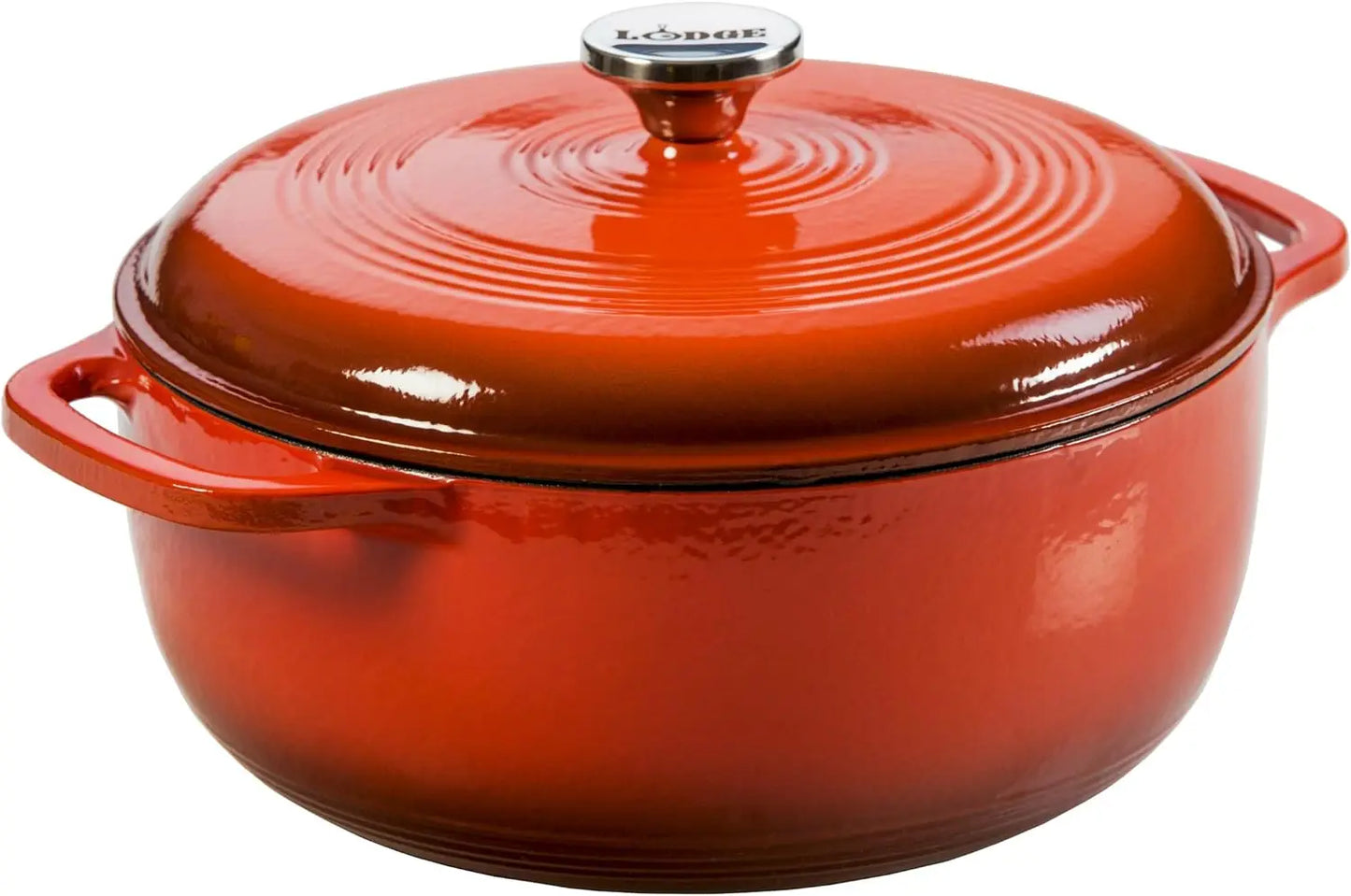 Lodge Enameled Cast Iron Dutch Oven Lid Oven Safe 500F