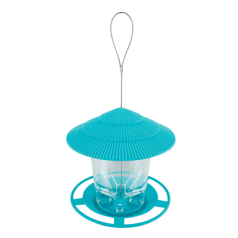Outdoor Bird Feeder Peanut Dispenser Hanging Seed Holder