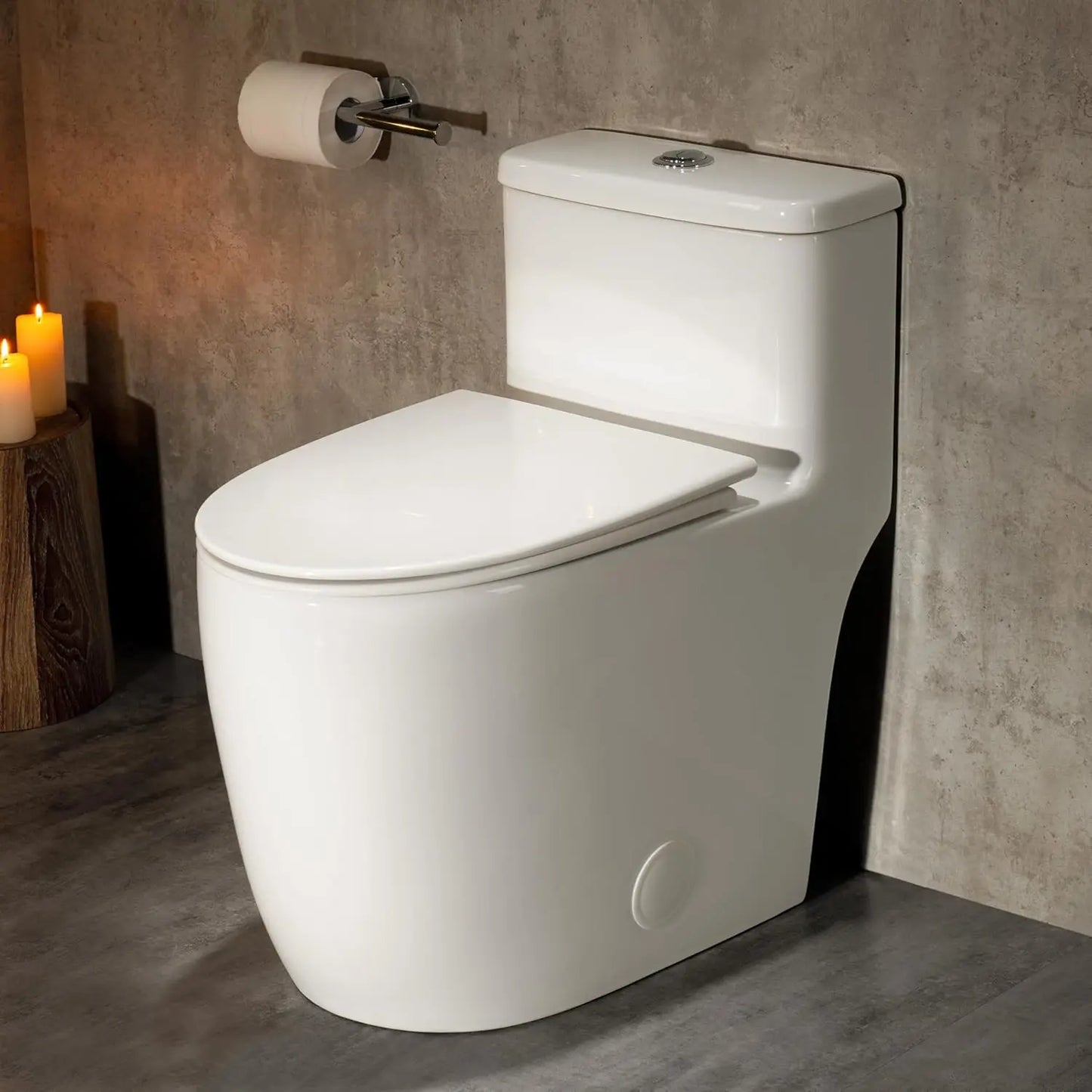Elongated Toilet With 17.5 Inch Comfort Height Dual Flush