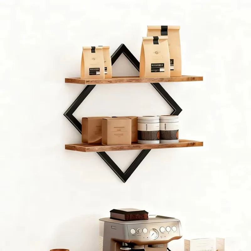 2pcs Floating Rack, One Set of Two Wall Mounted Racks, Four-Layer Suspended Racks, One Set of Two Wall Mounted Racks The Pet & Home Store