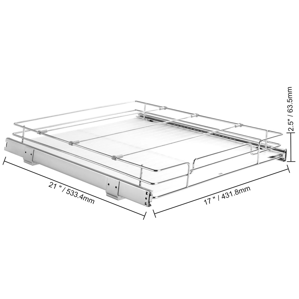 SucceBuy Pull Out Cabinet Organizer Shelf for Kitchen Storage The Pet & Home Store