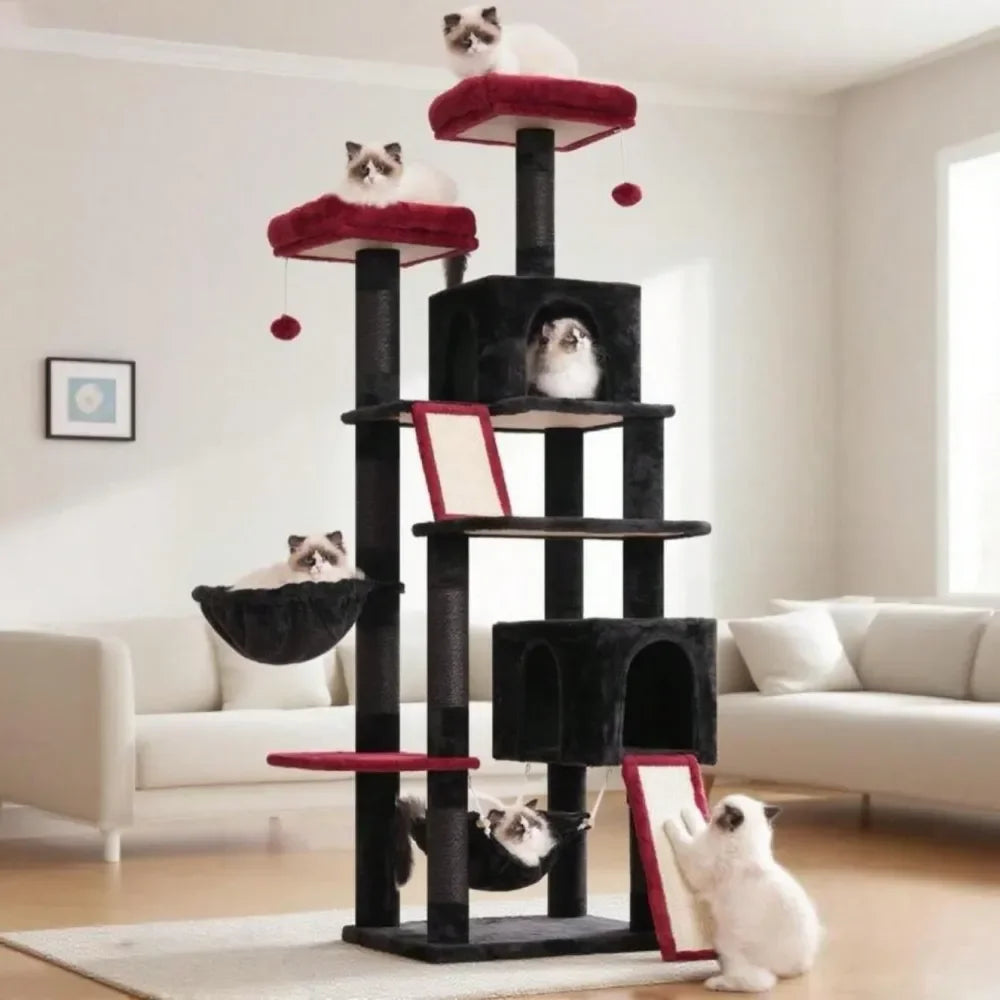 Multi Level Cat Tree For Indoor Cats Gothic Style Tower