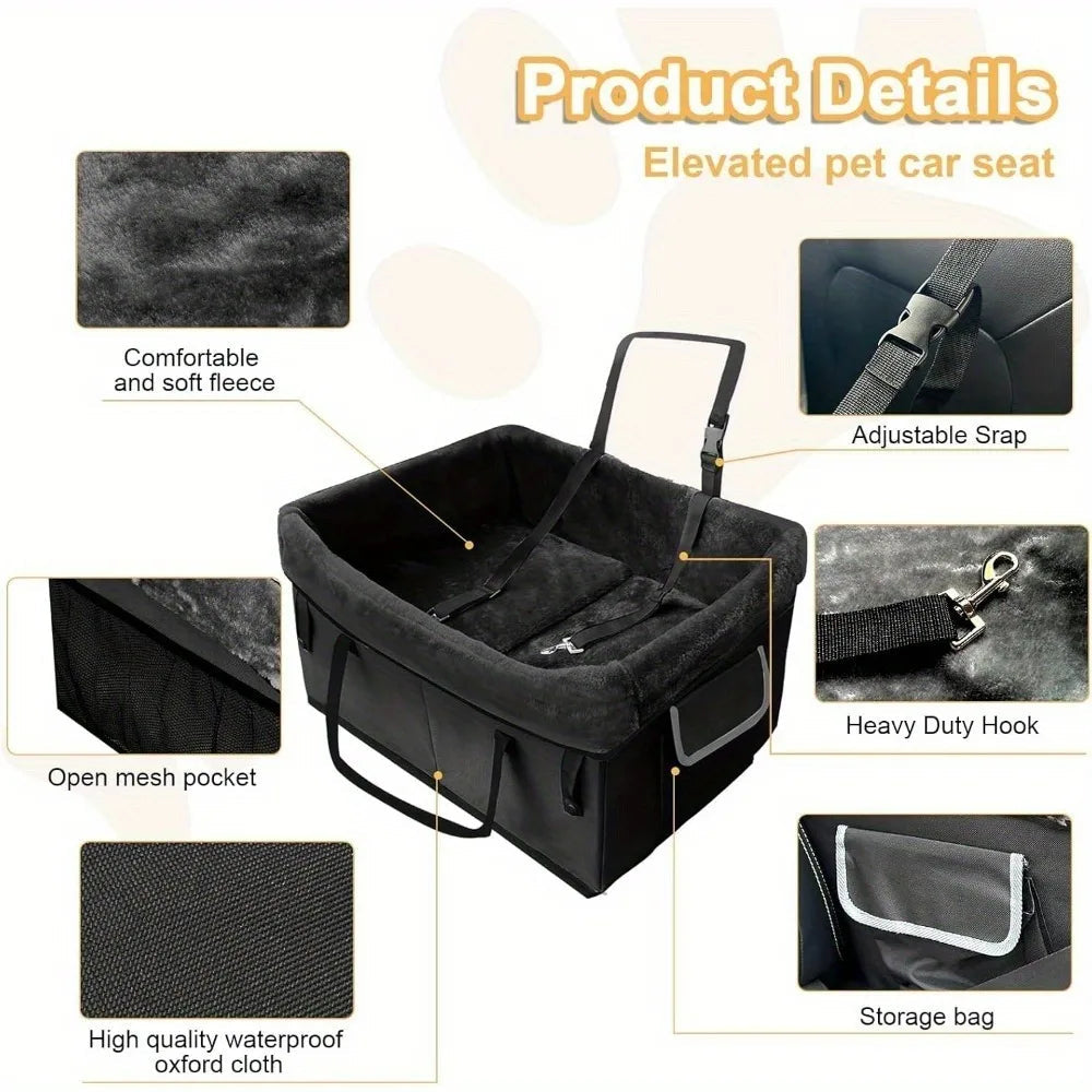 Portable dog height increasing seat - suitable for heavy-duty car seats for small dogs weighing no more than 20 pounds The Pet & Home Store