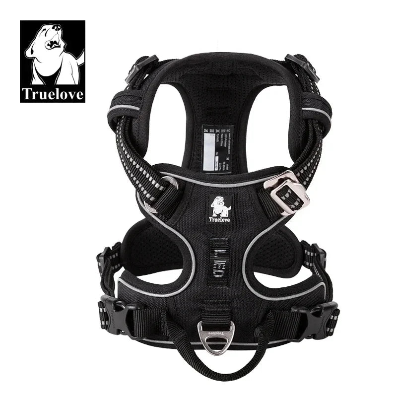 TRUELOVE Reflective No Pull Nylon Dog Harness Adjustable for Walking The Pet & Home Store