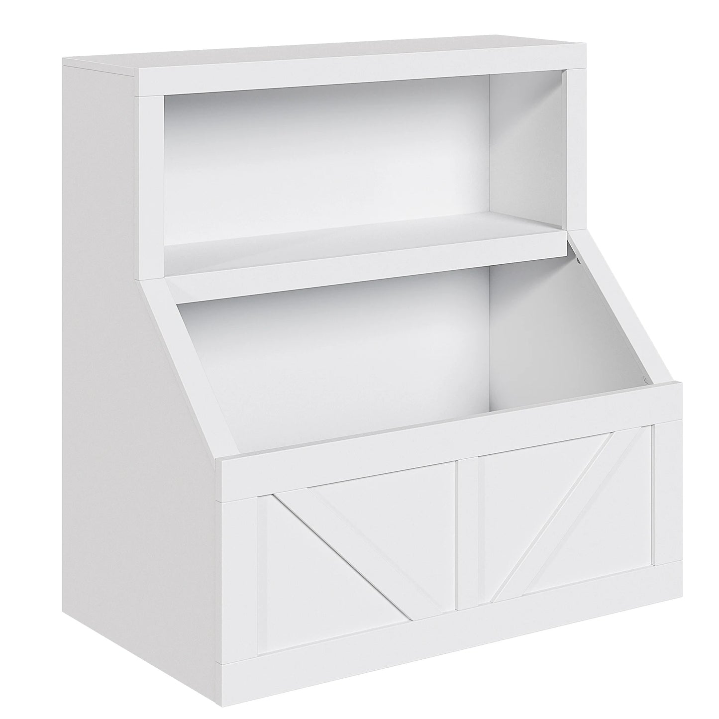 Wooden Toddler Bookshelf With Toy Storage Cubby Organizer