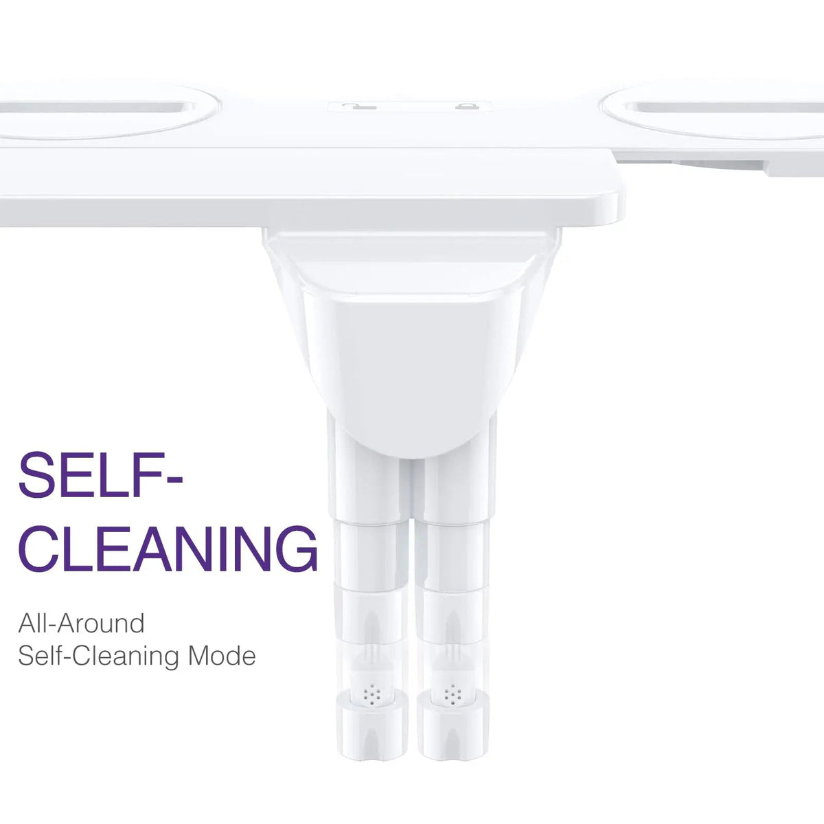 Bidet Attachment For Toilet Ultra-Slim Dual Nozzle With Adjustable Pressure The Pet & Home Store