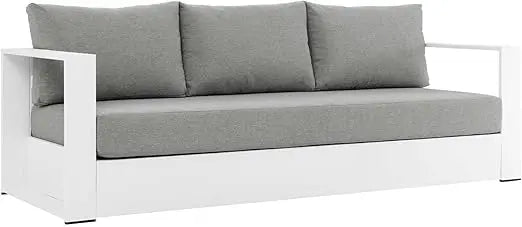Tahoe Aluminum Outdoor Patio Sofa For Weatherproof Lounge Seating