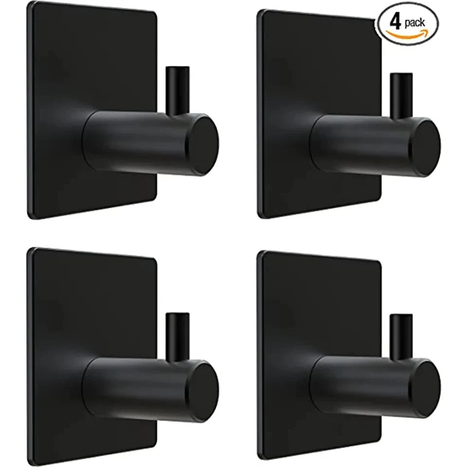 7-Piece Stainless Steel Bathroom Hardware Set With Towel Rail Hooks The Pet & Home Store