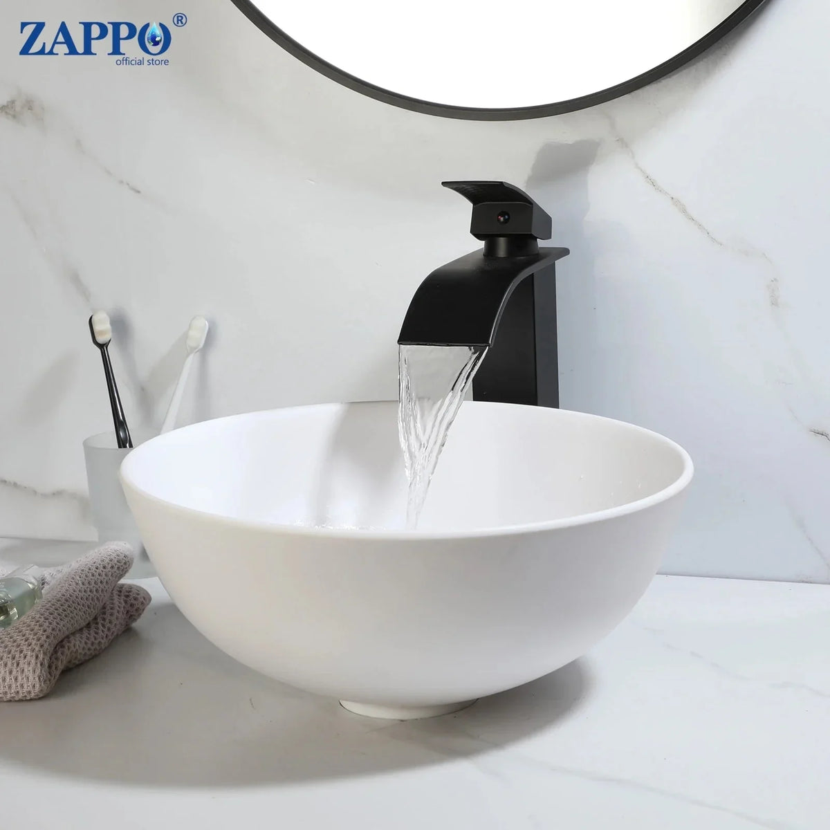 ZAPPO Commercial Bathroom Vessel Sink Large Vessel Sink Bowl With Faucet Above Counter Top Oval Bowl Sinks For Bathroom,Hotel The Pet & Home Store