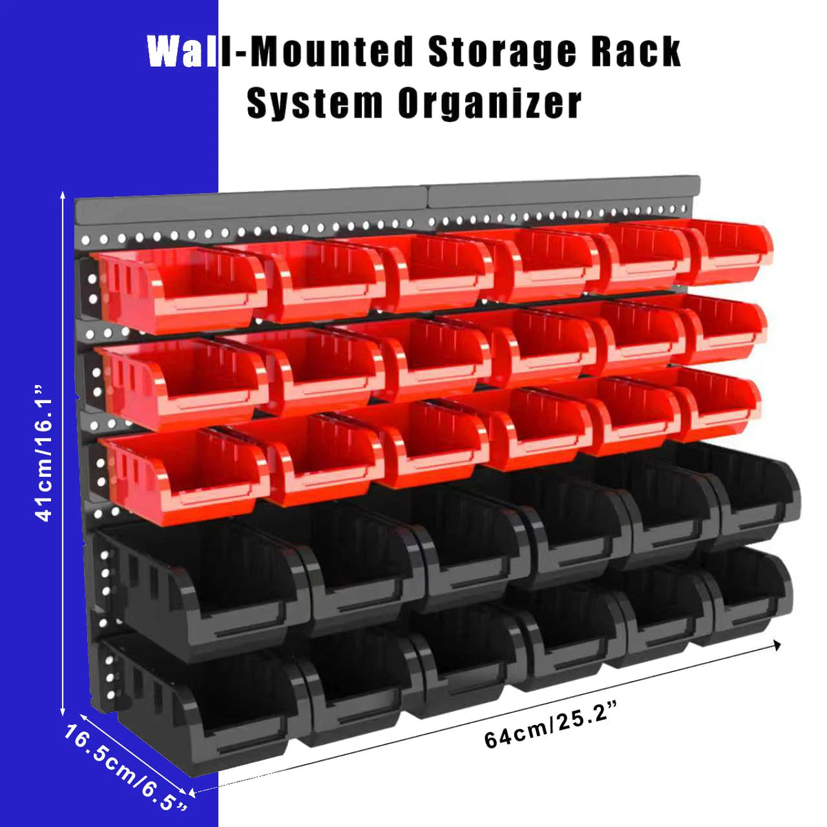 Wall Mounted Storage Bins Set For Garage Organization The Pet & Home Store