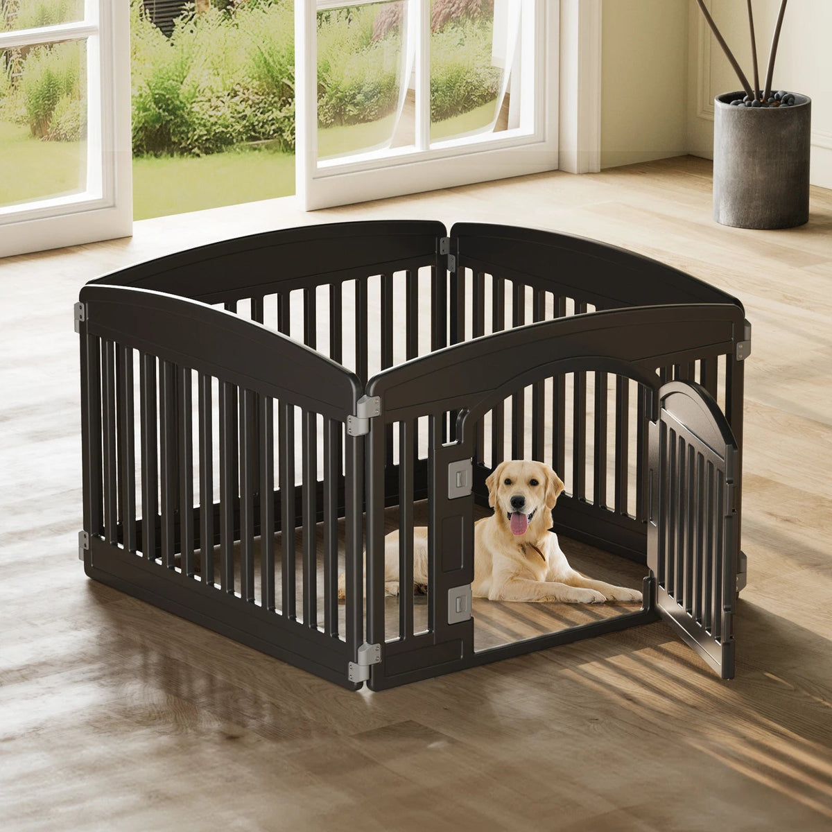 JHK Plastic Dog Playpen For Medium Dogs Portable Indoor Outdoor The Pet & Home Store