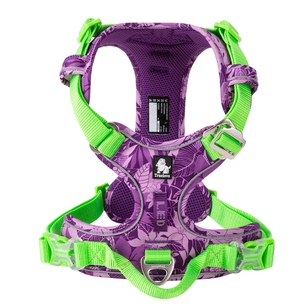 Truelove No Pull Dog Harness Reflective Breathable Adjustable Training Vest for Small Medium Large Dogs Night Walking TLH5657 The Pet & Home Store