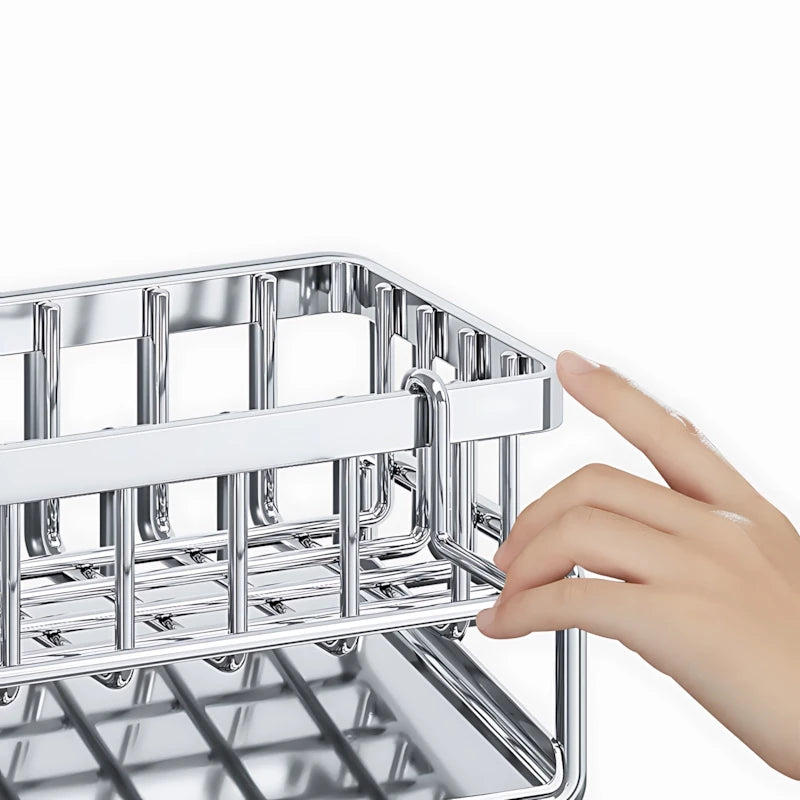 Stainless Steel Over Sink Kitchen Sponge Drying Rack Faucet Mount The Pet & Home Store