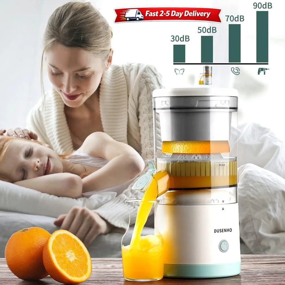 Portable USB Rechargeable Citrus Juicer With 150W Motor