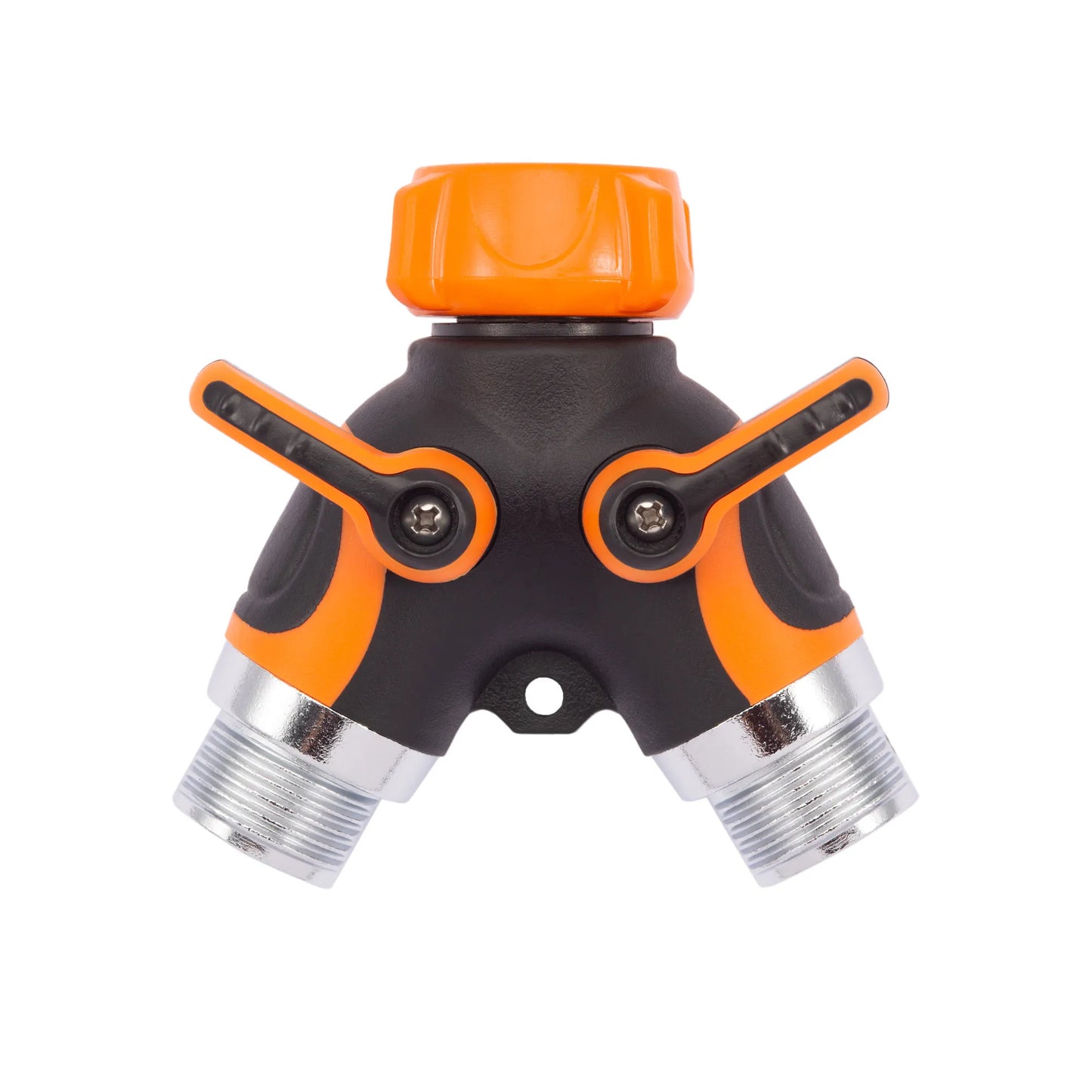 Giraffe Tools Garden Hose Splitter 2 Way Heavy Duty Brass