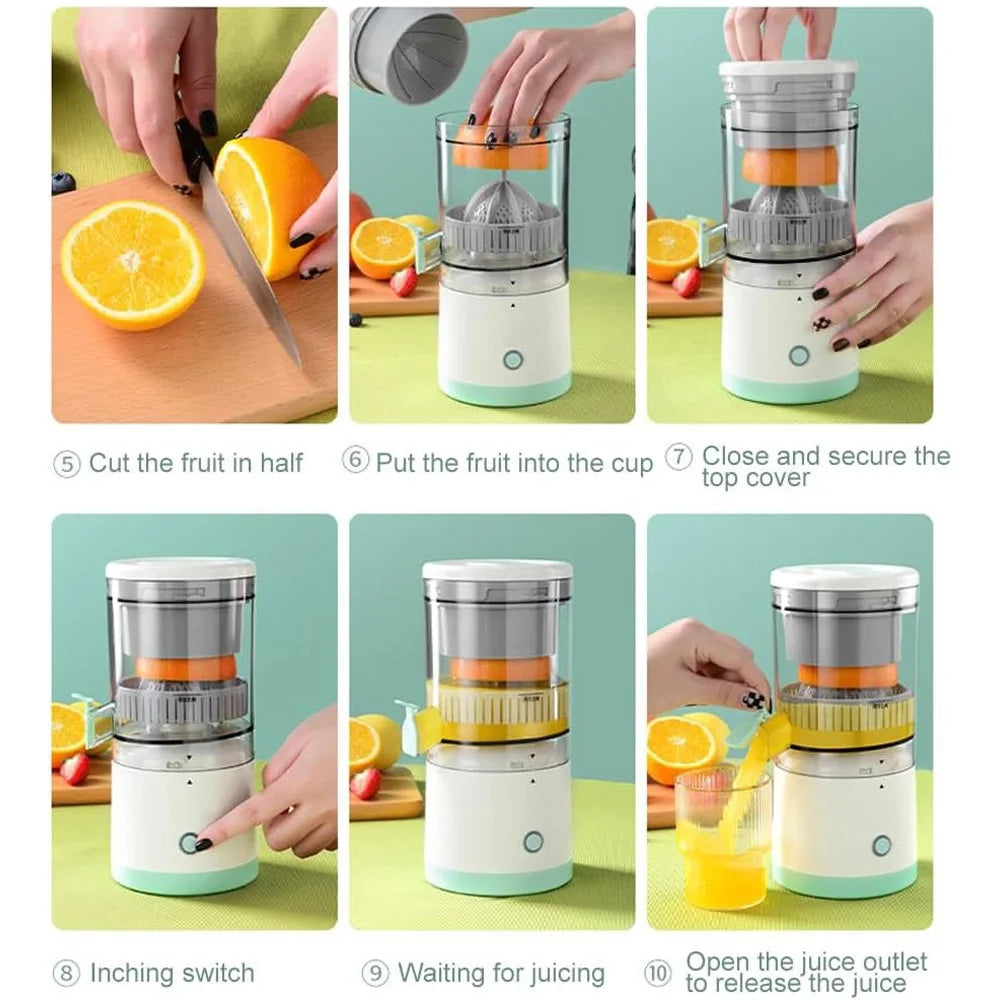 Portable USB Rechargeable Citrus Juicer With 150W Motor