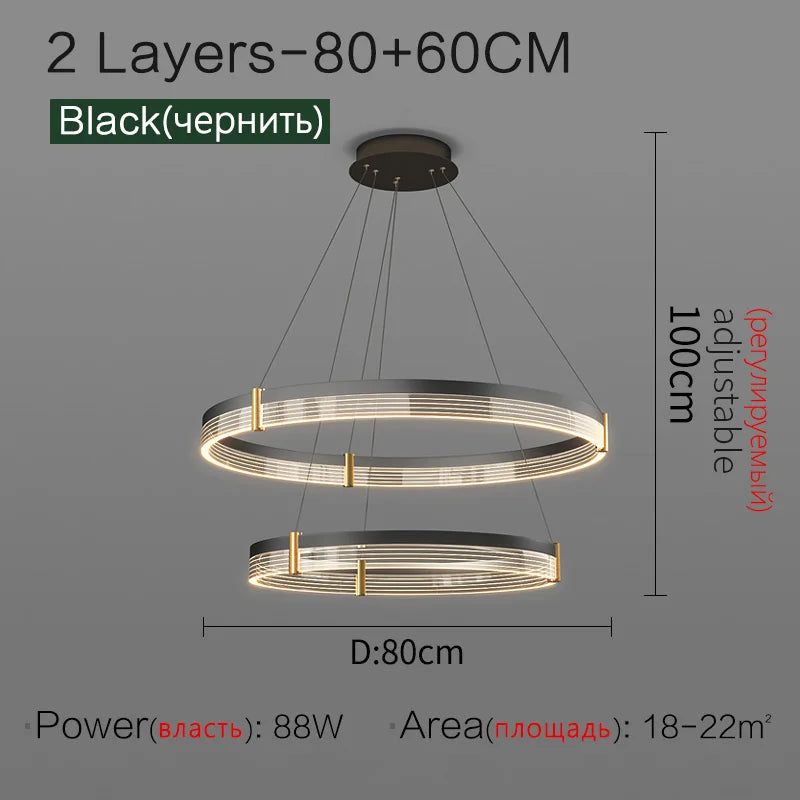 Siltlake Nordic Dining Room Chandelier Pendant Light Modern Led