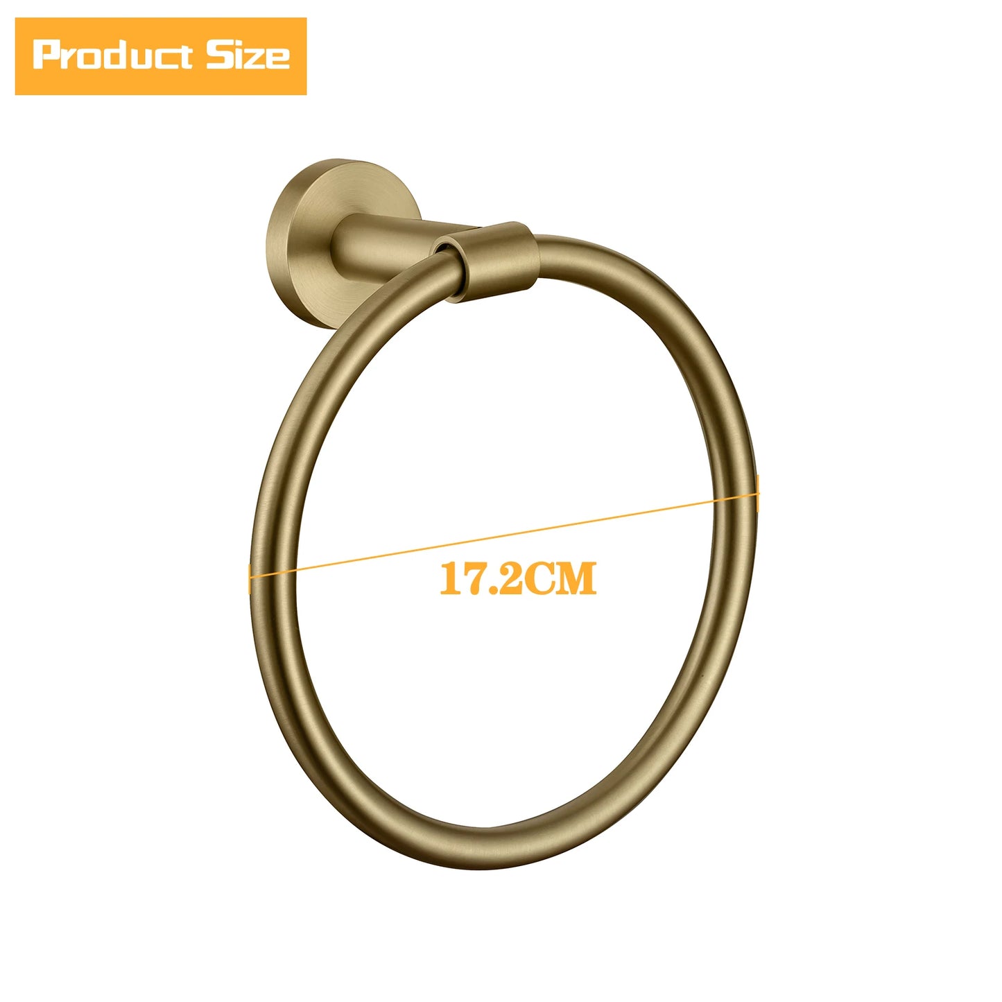 DQOK Brushed Stainless Steel Bathroom Hardware Set