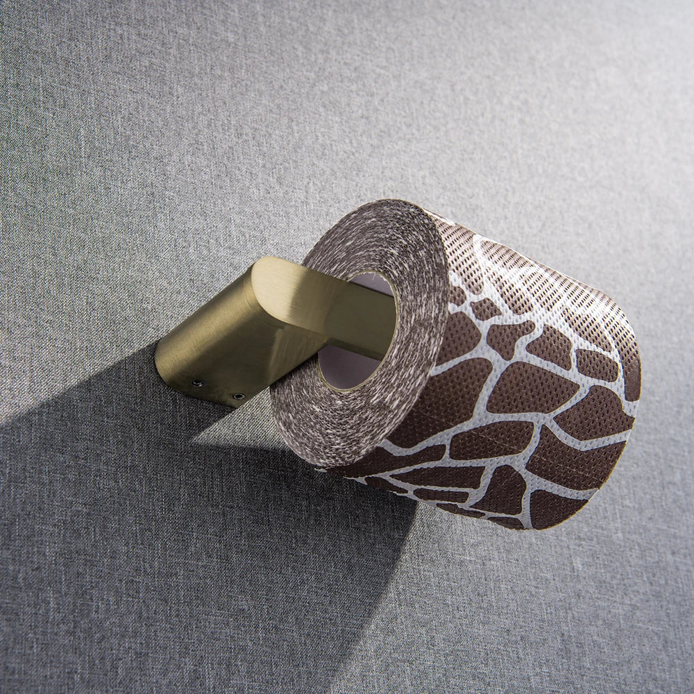Bagnolux Brushed Stainless Steel Wall Mount Bath Accessory Kit