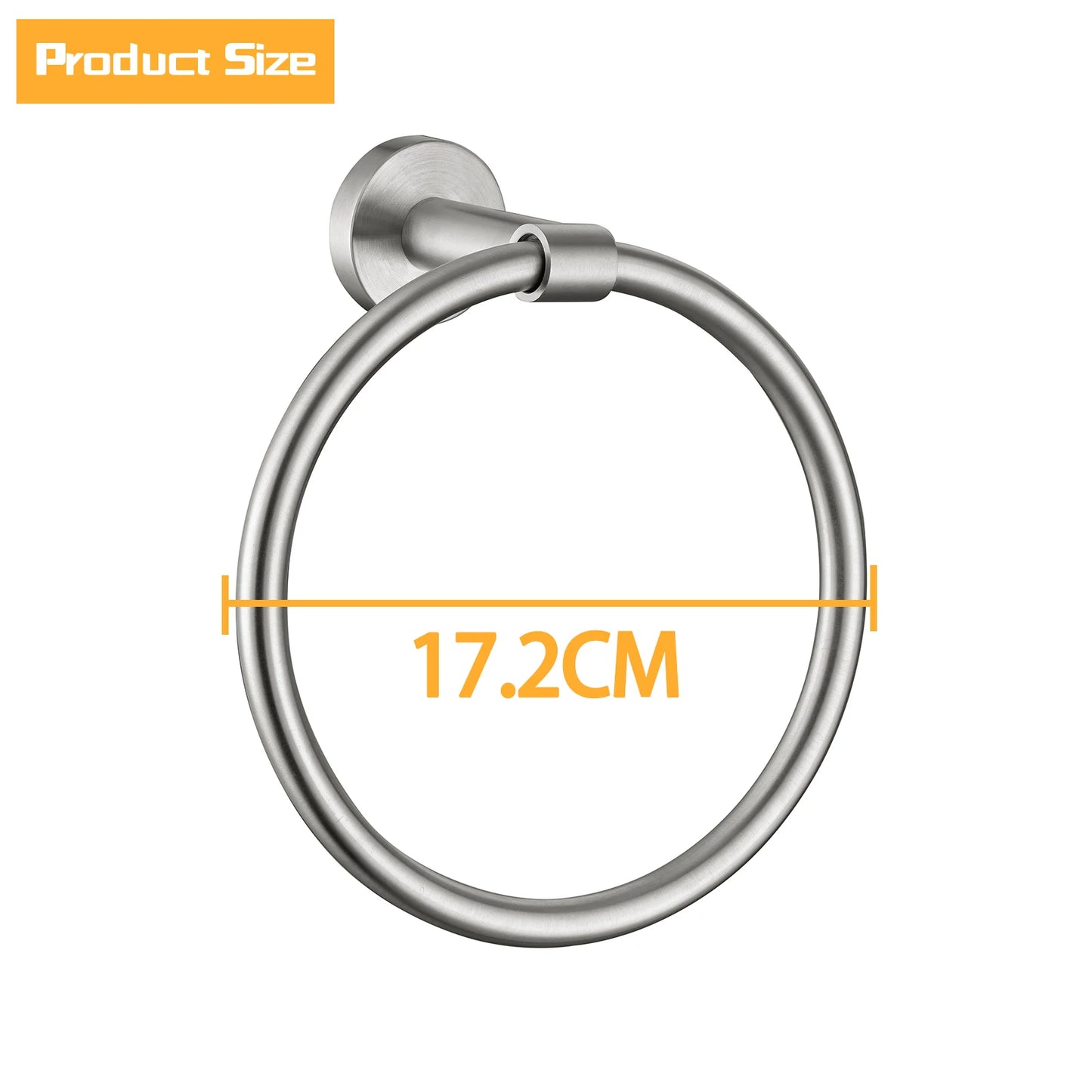 DQOK Brushed Stainless Steel Bathroom Hardware Set