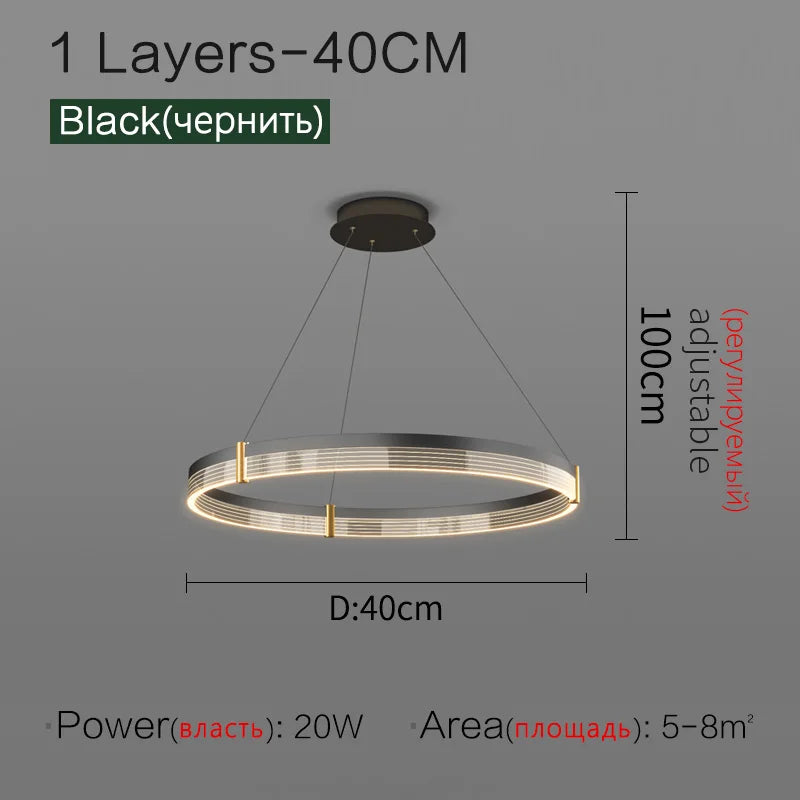 Siltlake Nordic Dining Room Chandelier Pendant Light Modern Led