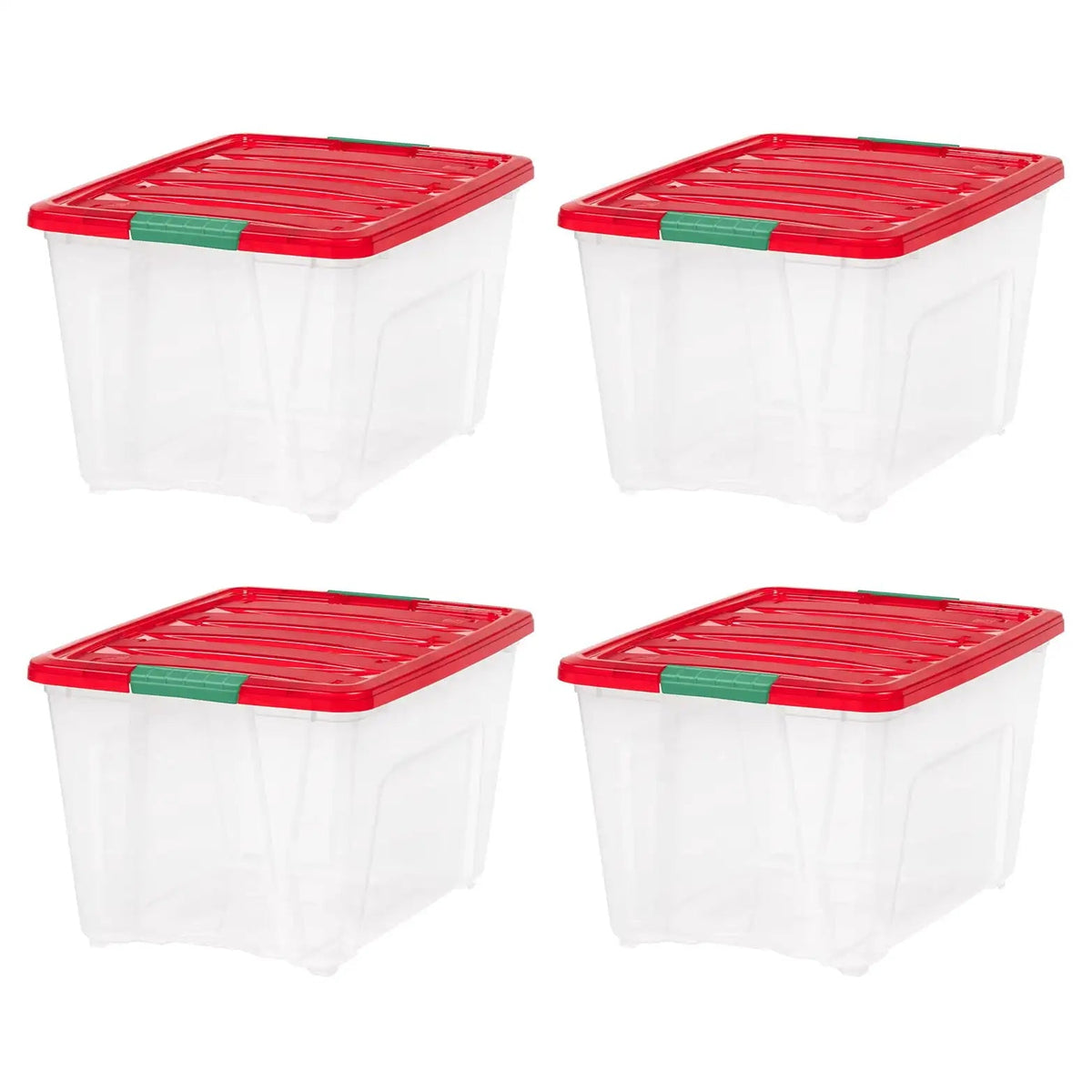 Stackable Holiday Plastic Storage Bins with Lids The Pet & Home Store