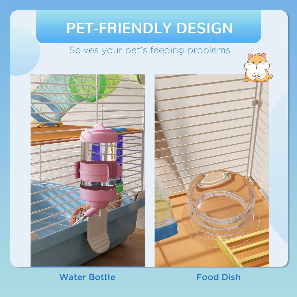 Portable 5-Tier Hamster Cage The Pet & Home Store