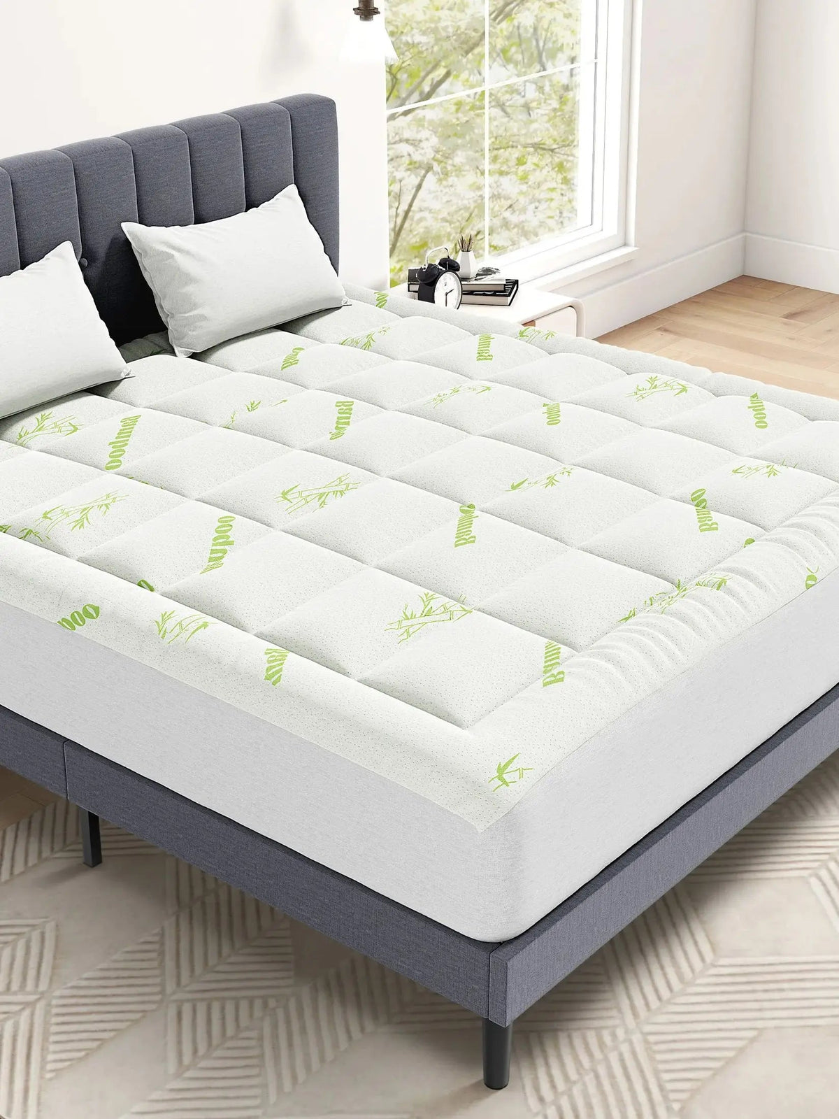 Soft Bamboo Mattress Topper (Various Sizes) The Pet & Home Store