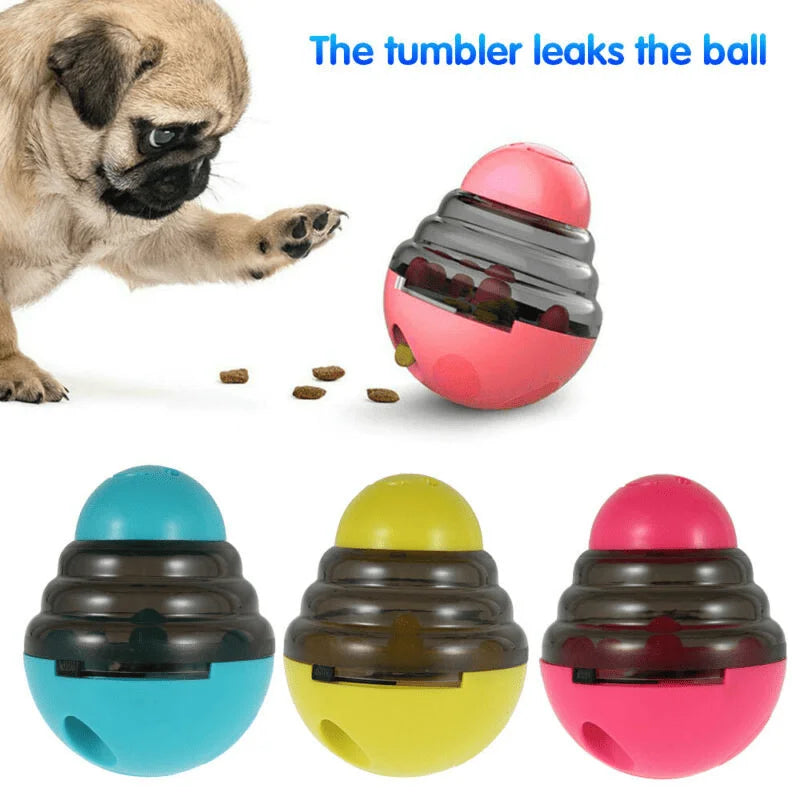 Dog Toys Food Ball Food Dispenser Training Balls Interactive Puppy Cat Slow Feed Pet Tumbler Toy Dogs Puzzle Toys Pet Supplies The Pet & Home Store