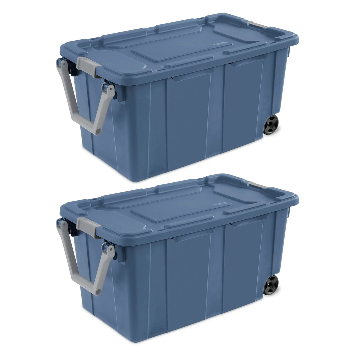 Sterilite Industrial Wheeled Storage Container With Durable Handle The Pet & Home Store