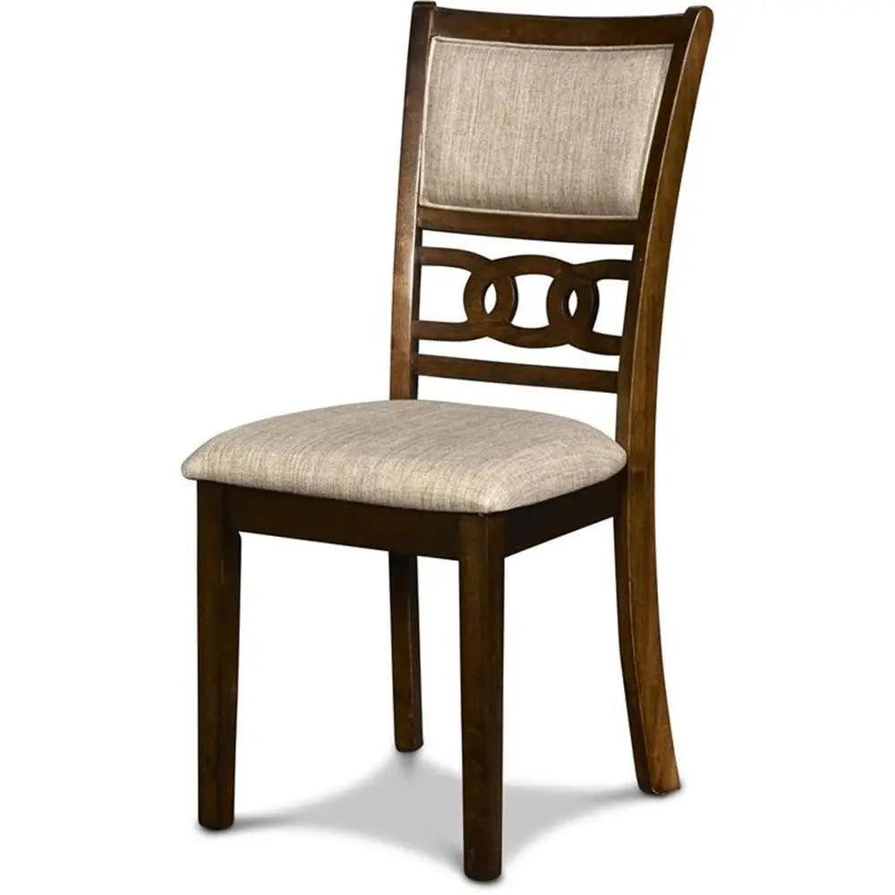 Solid Wood 5-Piece Round Dining Set For Kitchen And Dining