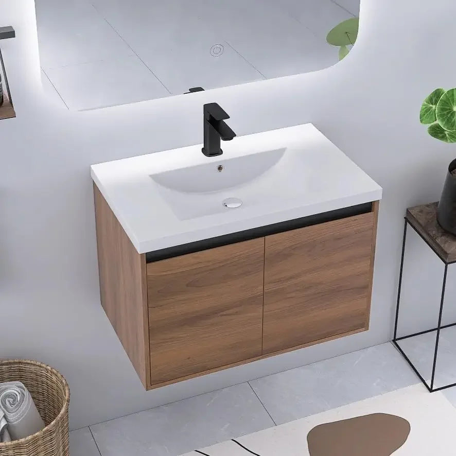 Floating Bathroom Vanity With Sink, Wall Mounted Premium Plywood