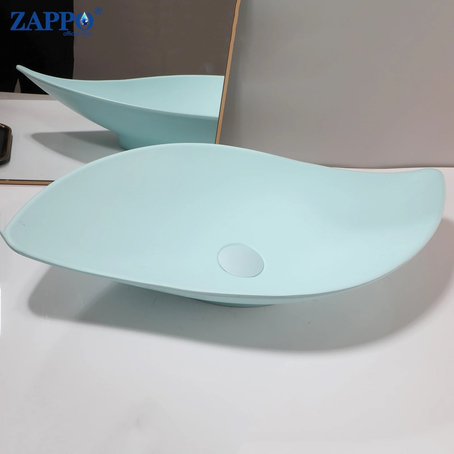 Torayvino Vessel Sink Stone Resin Washbasin Above Counter