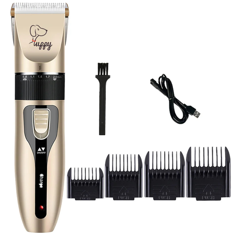 Cordless Pet Hair Clipper For Dogs Cats Rabbits Grooming Trimmer