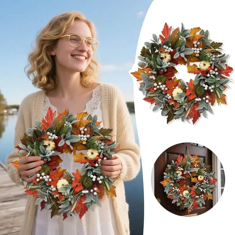 Front Door Fall Wreath for Front Door The Pet & Home Store