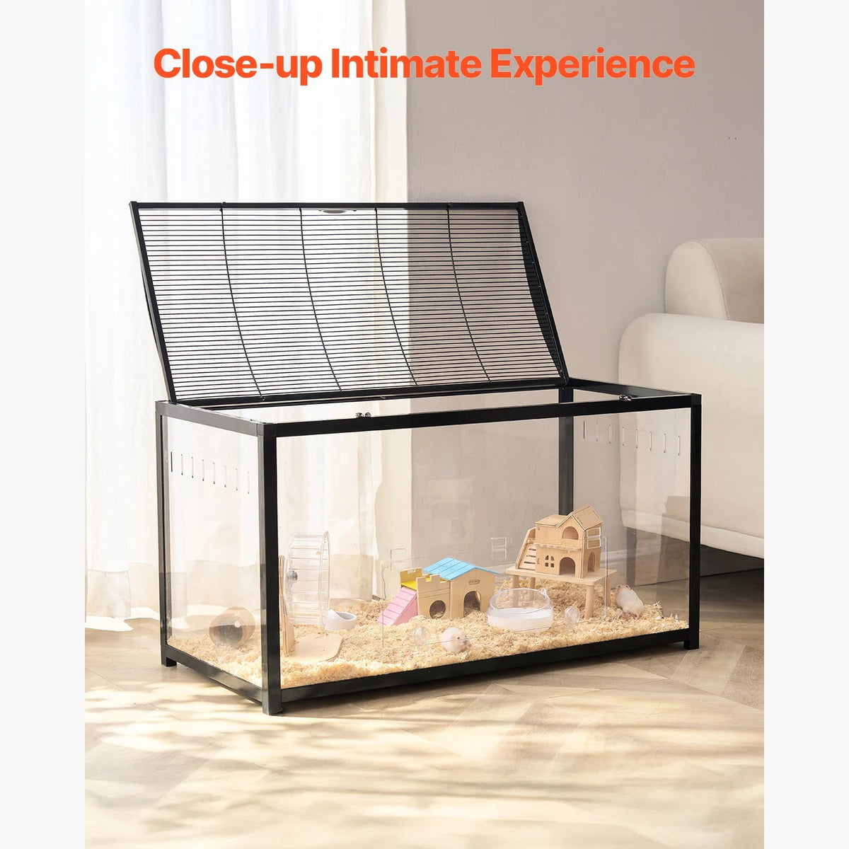 Hamster Cage 360° Viewing Transparent Habitat The Pet & Home Store