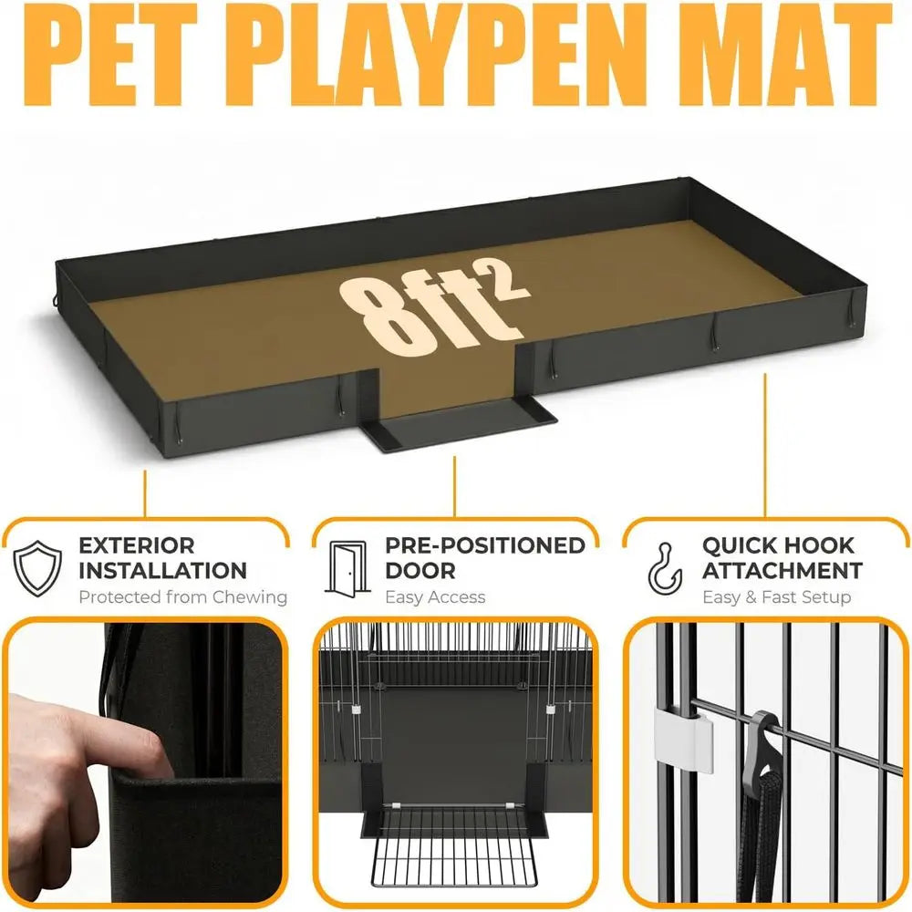 Guinea Pig Cage Enclosed With Door And Waterproof Liner