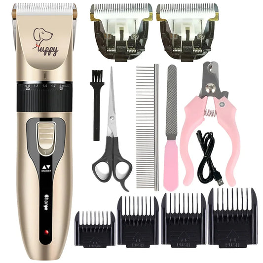 Cordless Pet Hair Clipper For Dogs Cats Rabbits Grooming Trimmer