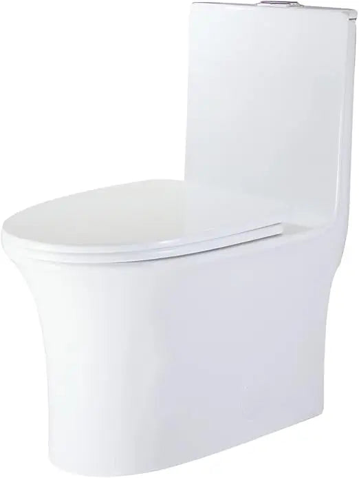 DAFIFY Modern Elongated One Piece Toilet With Tornado Dual Flush
