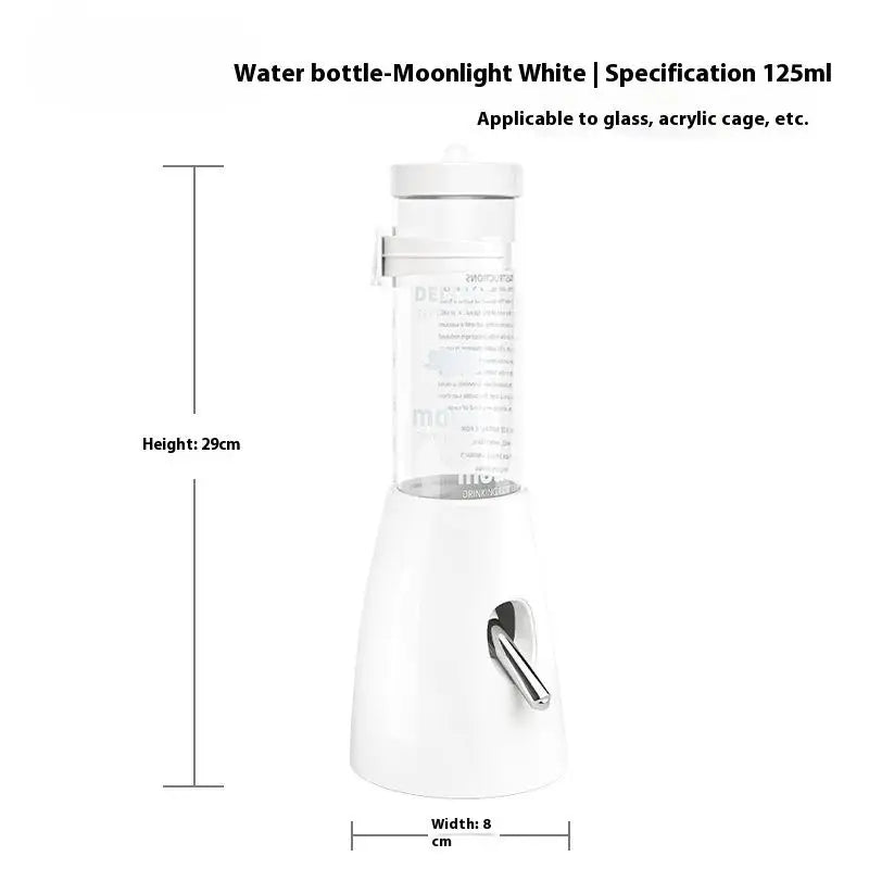 2-In-1 Hamster Feeder And Waterer, Large Capacity Automatic Dispenser