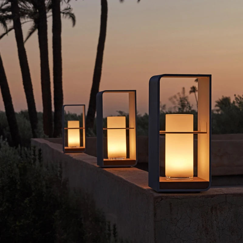 Outdoor LED Lawn Floor Lamp For Garden Courtyard Lighting