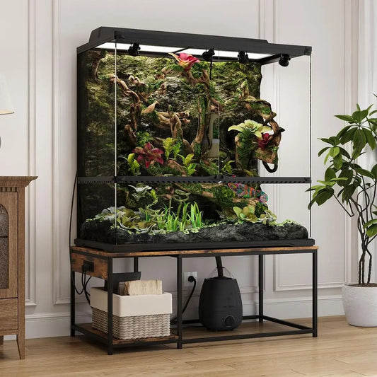 Reptile Enclosure Stand For Bearded Dragons And Snakes