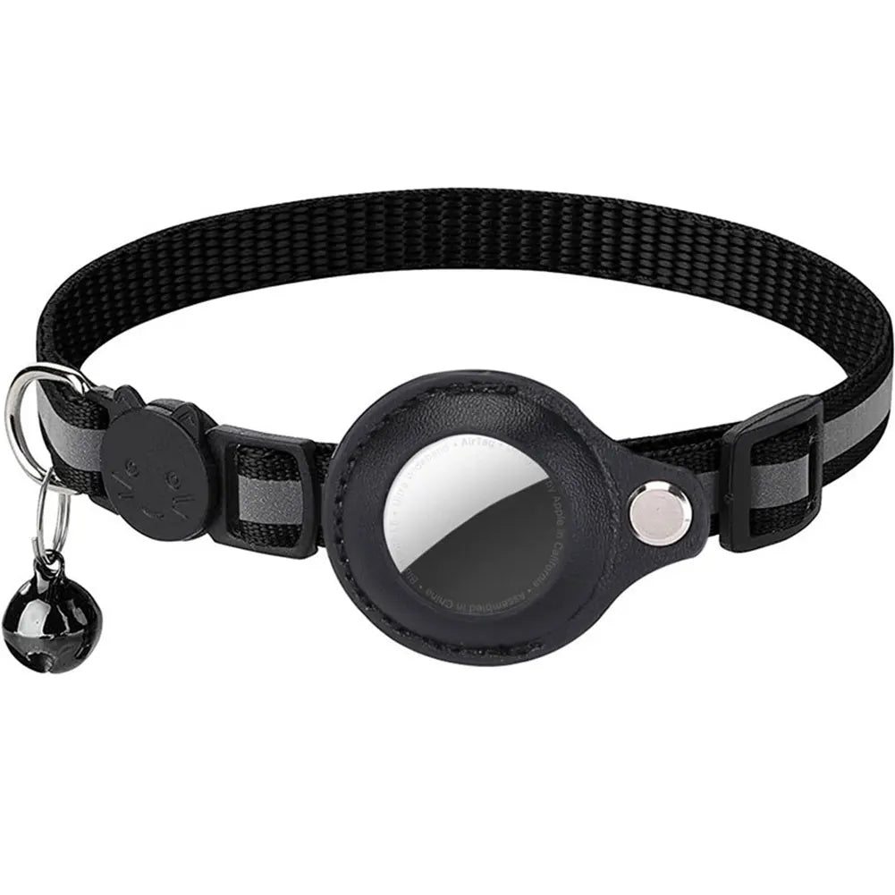 Alloyseed Apple AirTag Cat Collar Reflective Pet Safety Buckle Kitten