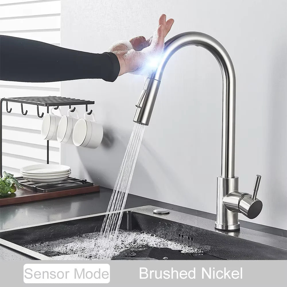 Pull Out Intelligent Touch Kitchen Sink Faucet The Pet & Home Store