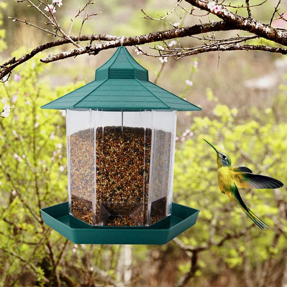 Rust Proof Hanging Bird Feeder Squirrel Proof Cardinal Wildlife Feeder