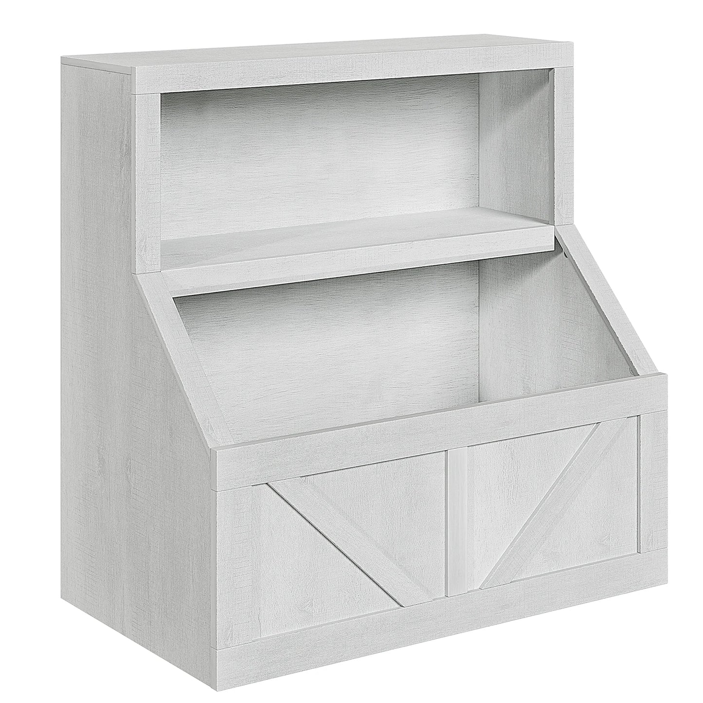 Wooden Toddler Bookshelf With Toy Storage Cubby Organizer