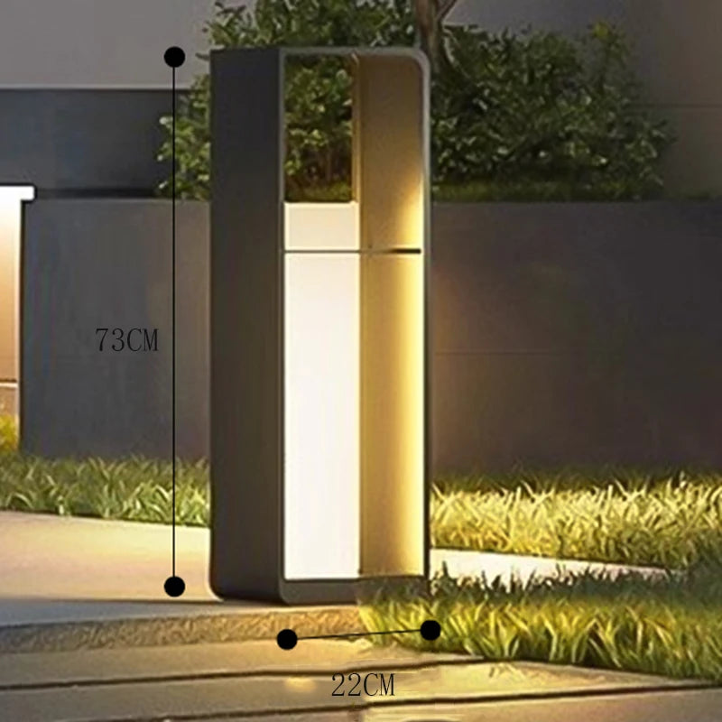Outdoor LED Lawn Floor Lamp For Garden Courtyard Lighting