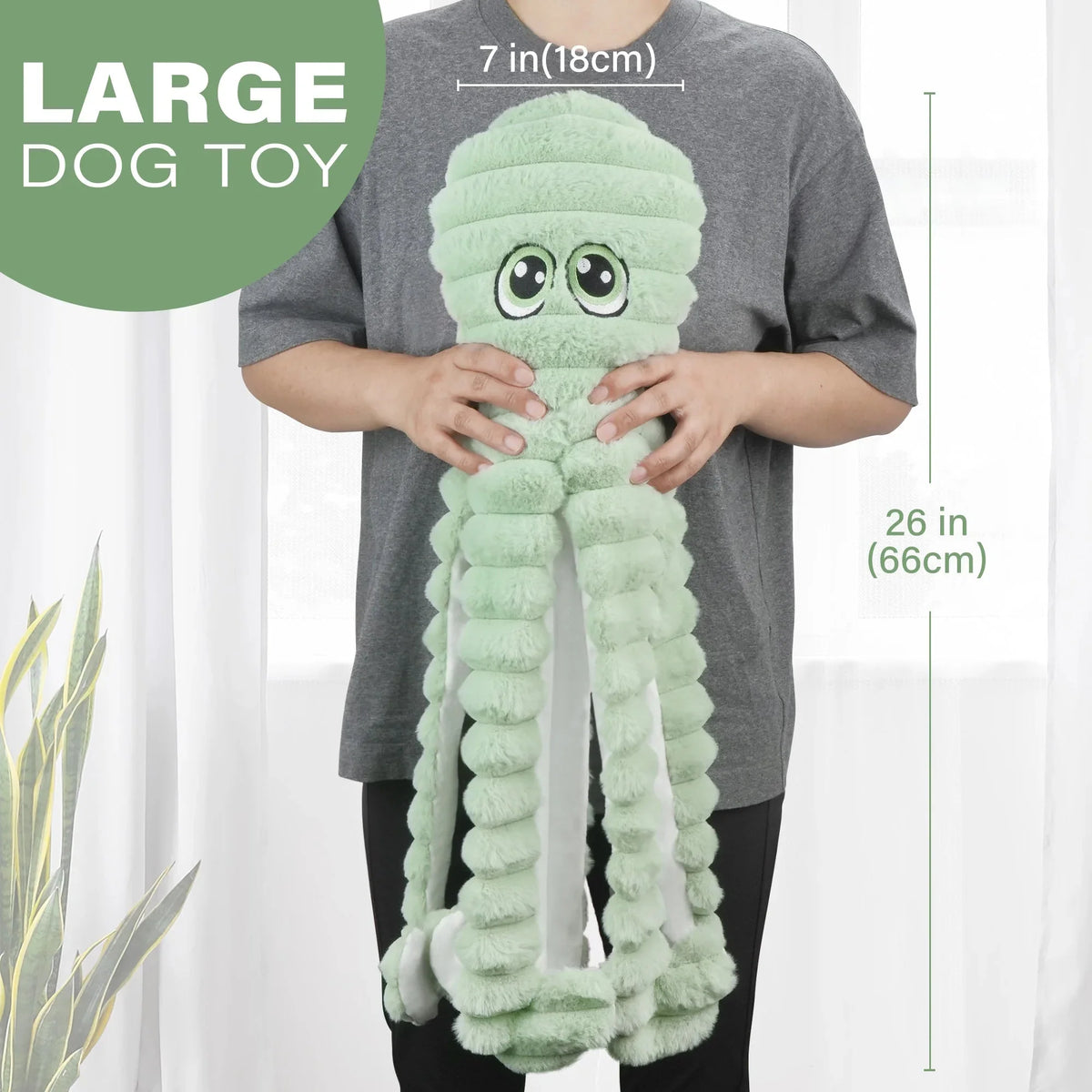 Large Octopus Design Pet Plush Toy The Pet & Home Store