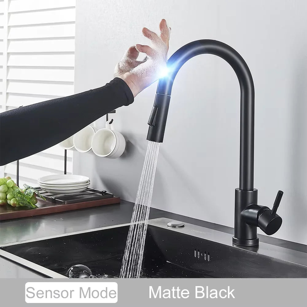 Pull Out Intelligent Touch Kitchen Sink Faucet The Pet & Home Store