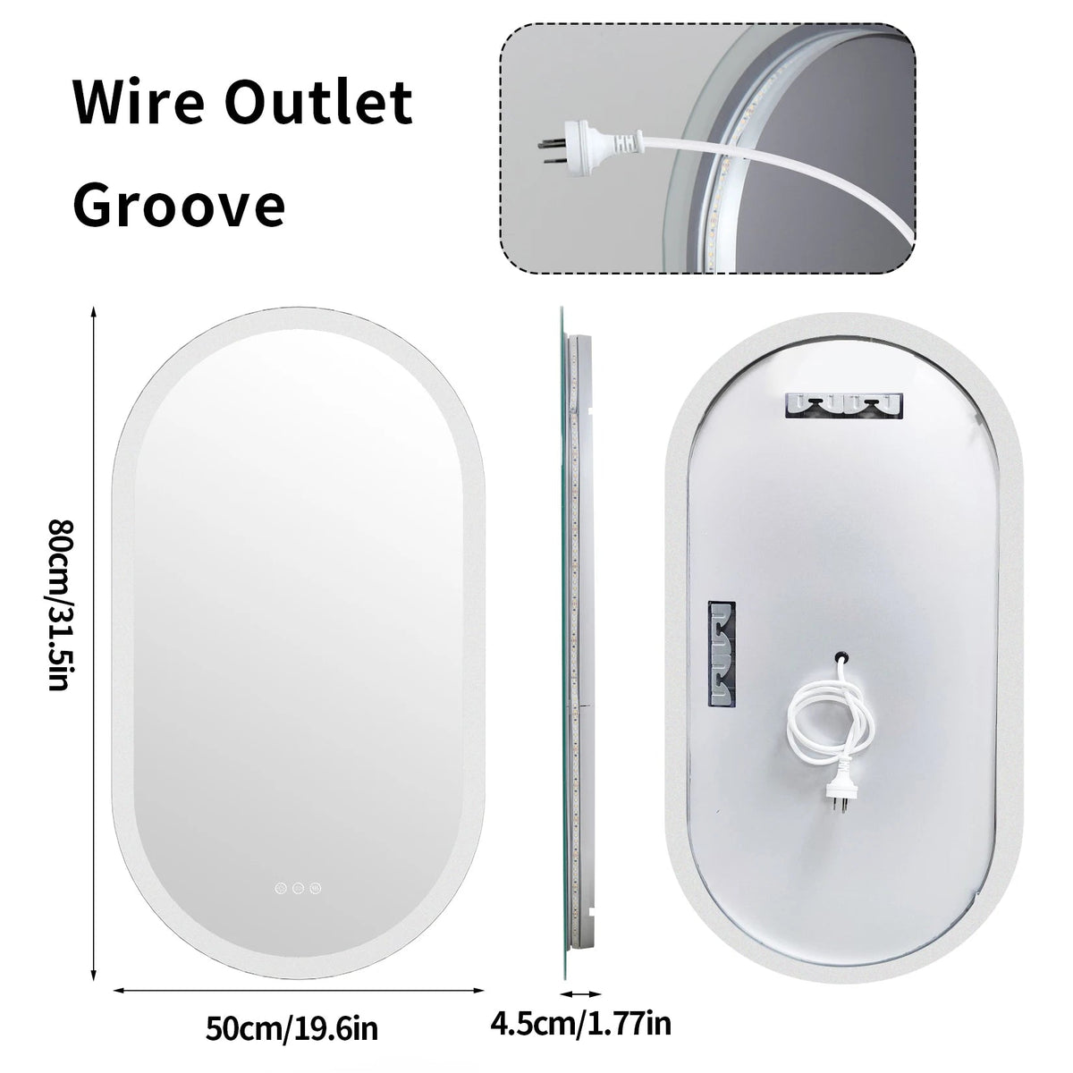 LED Bathroom Mirror for Wall Mount The Pet & Home Store